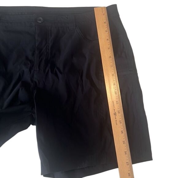 Eddie Bauer Black Pockets Nylon Spandex Casual Shorts Size 16 - Picture 10 of 11